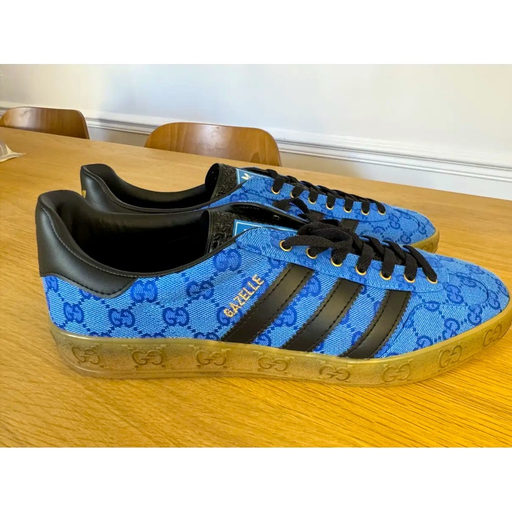COPY - ADIDAS 
X Gucci Gazelle ""Gg Monogram"" Sneakers